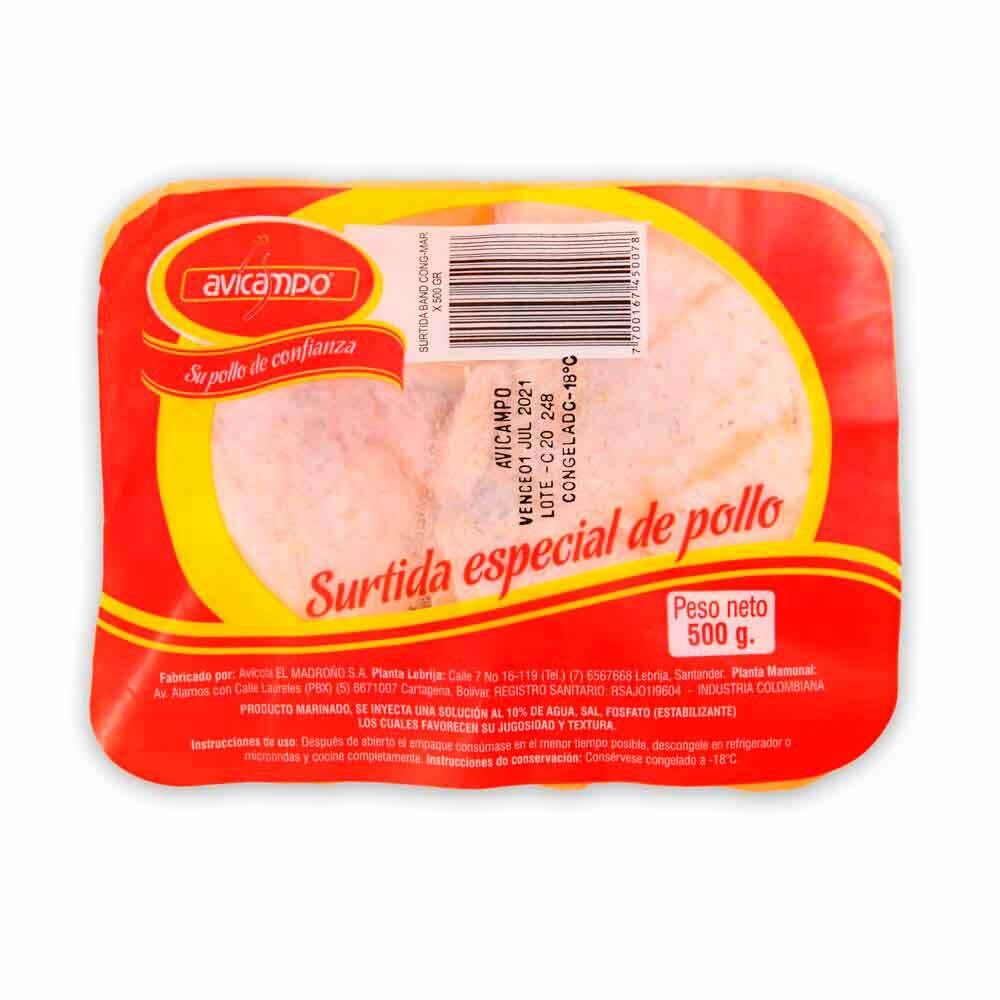 Bandeja surt polpular congelad