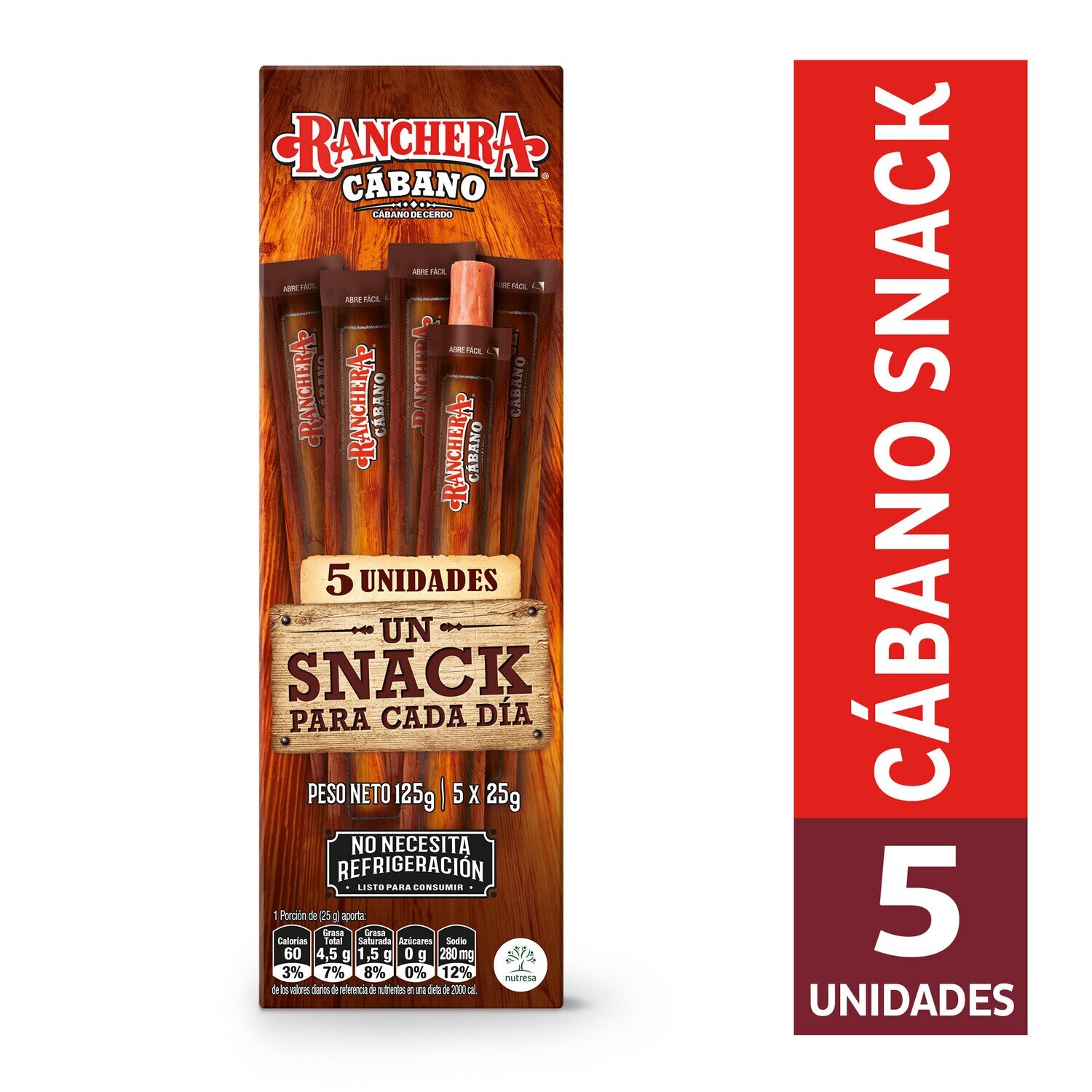 Cabano ranchero x25gr x5und