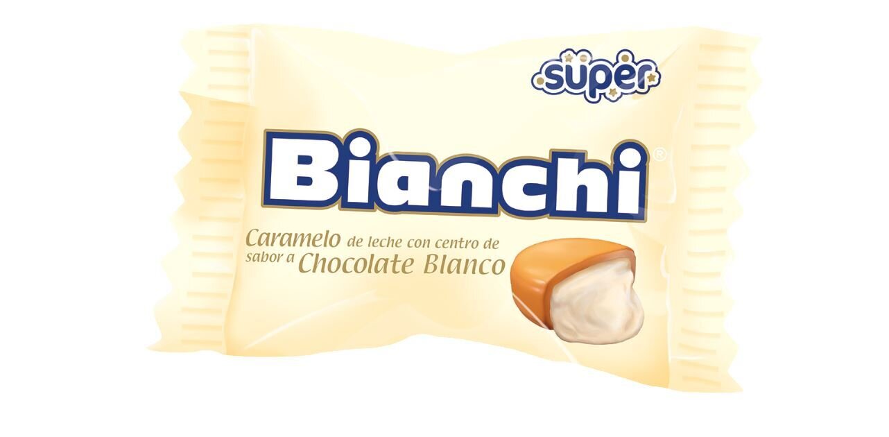 Caramelo bianchi choc. blanco x80gr
