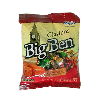 Caramelo big ben relleno x50und