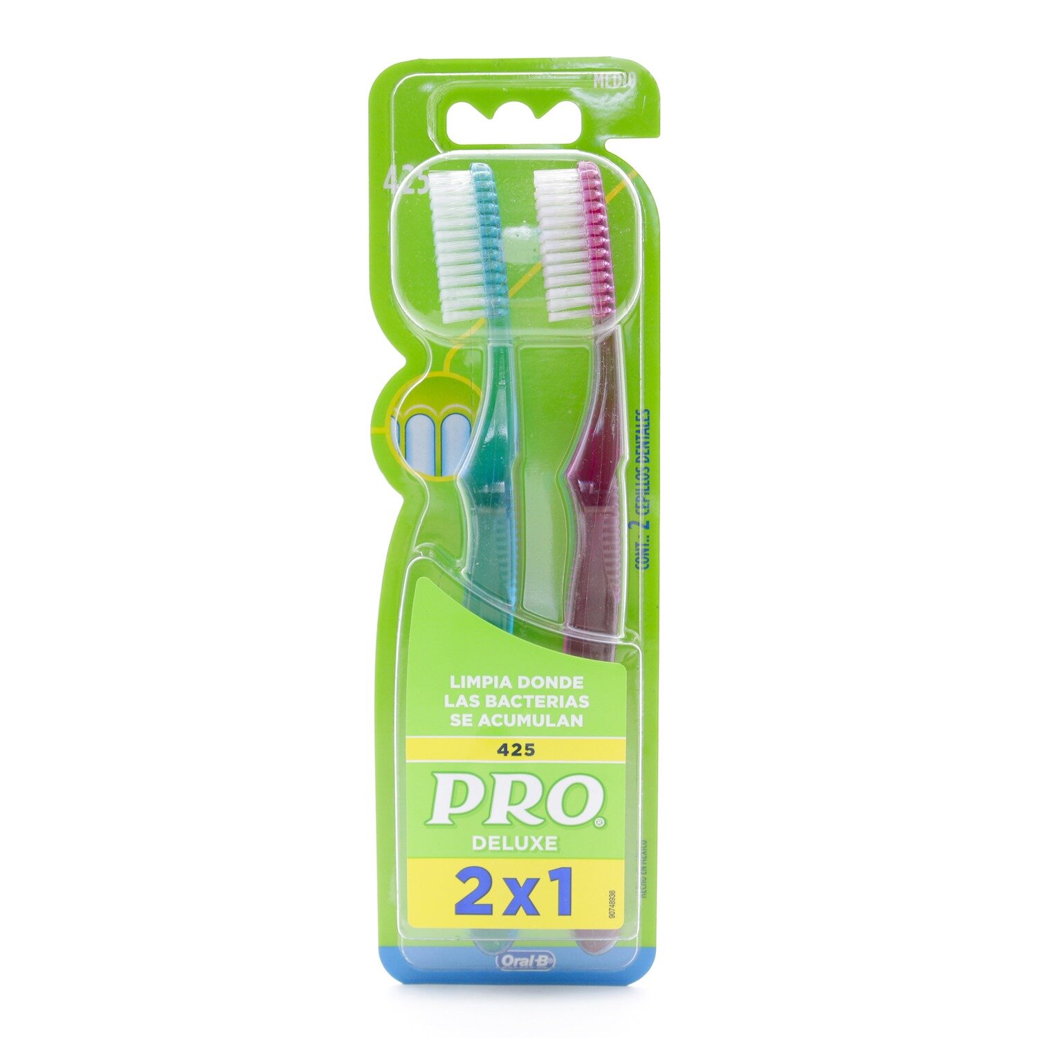 Cepillo dental pro 425 delux 2x1 me