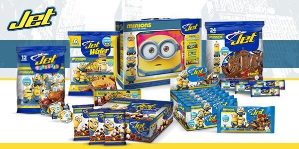 Chocolatina jet minions +lonchera