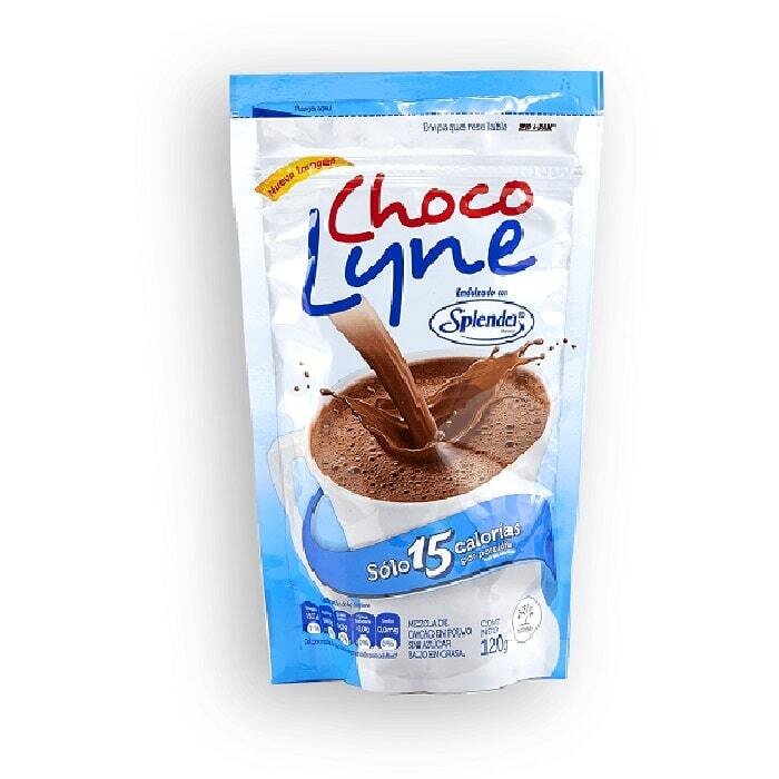 Chocolyne splenda x2un+leche alq