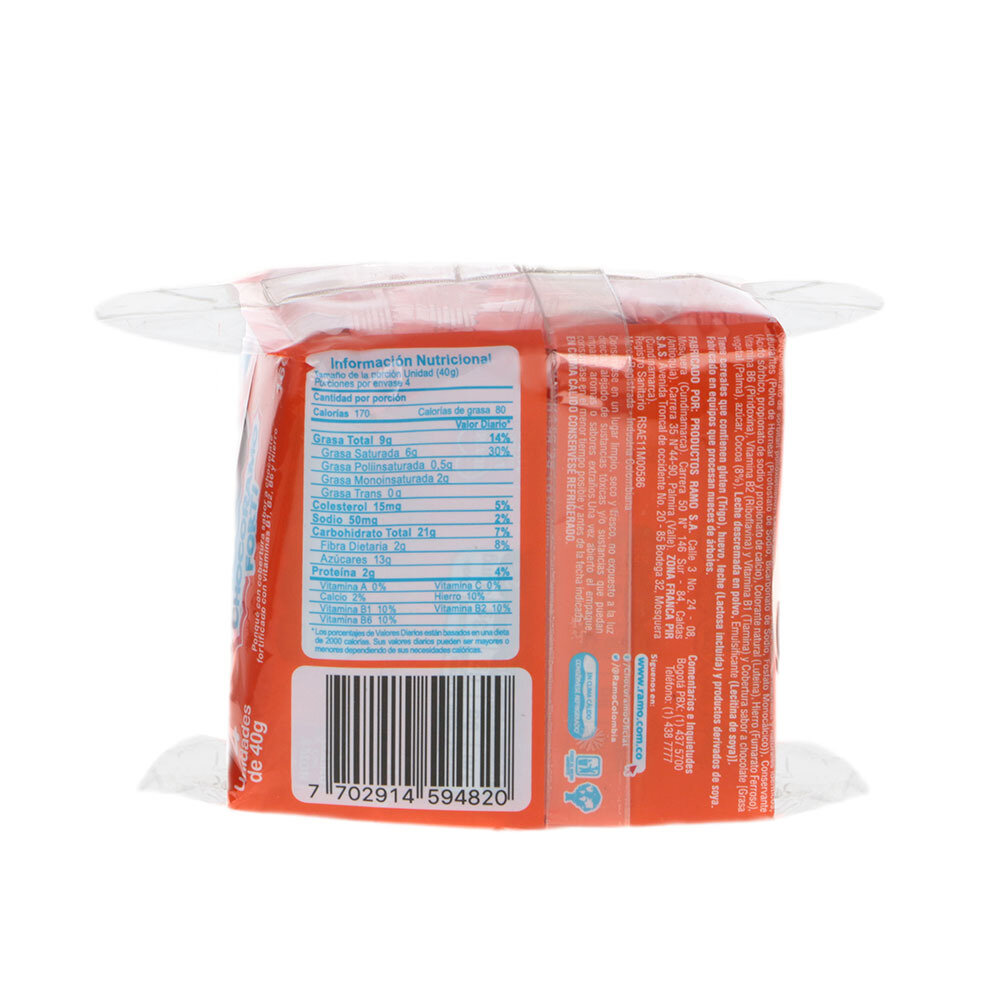 Chocorramo forti x40g x4und
