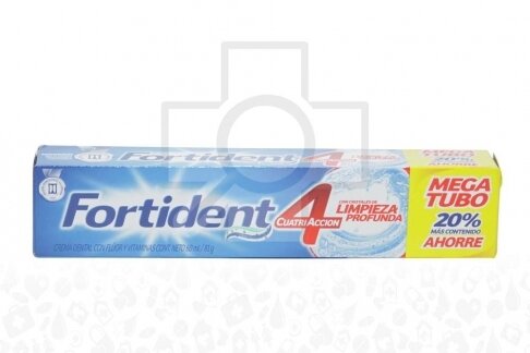 Crem dental fortident cuatriaccion
