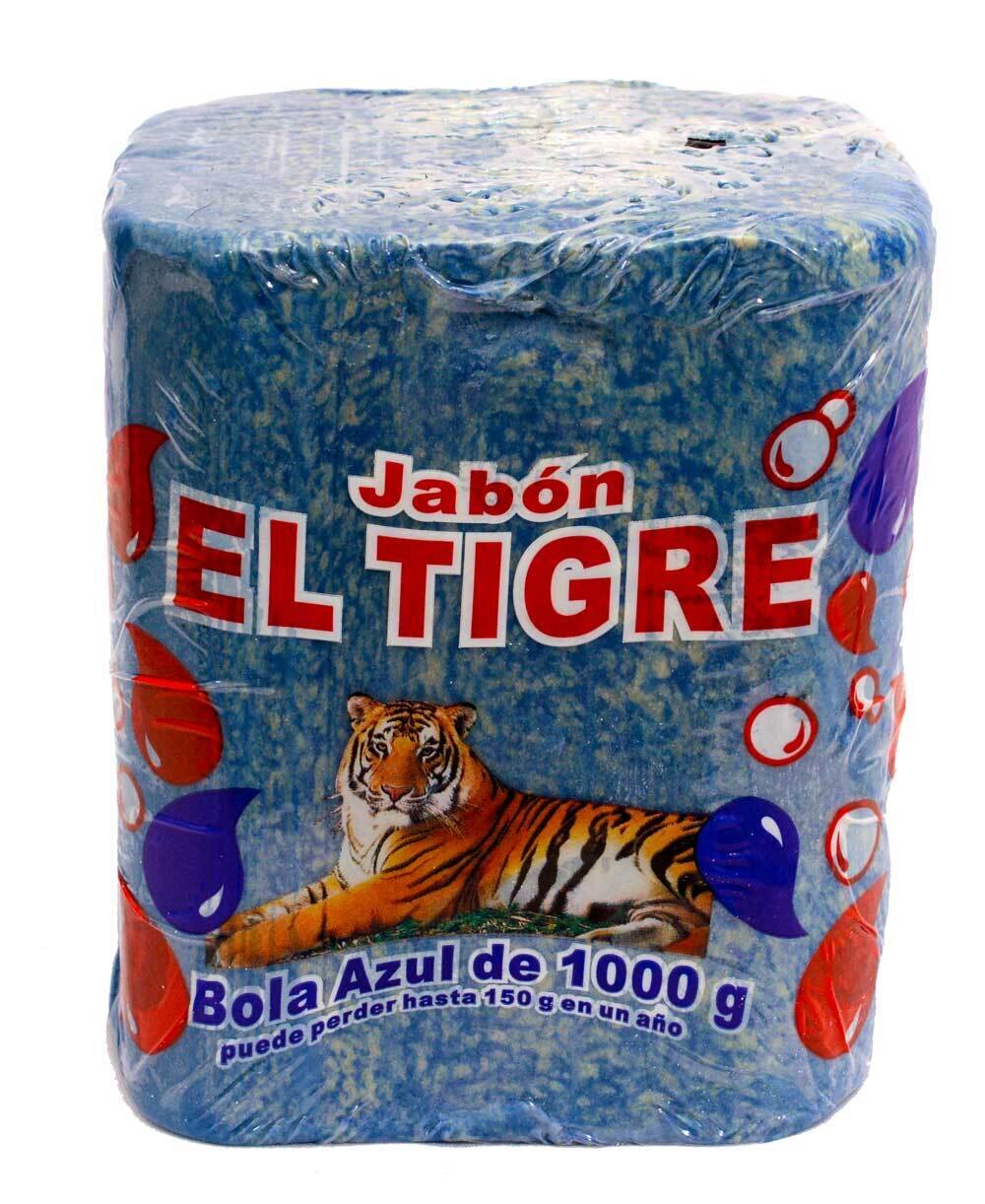 Jabon tigre bola azul x1000g