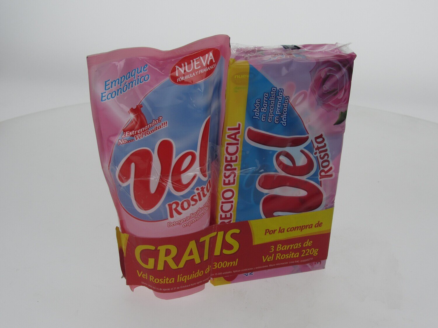 Jabon vel rosita x3un x180gr