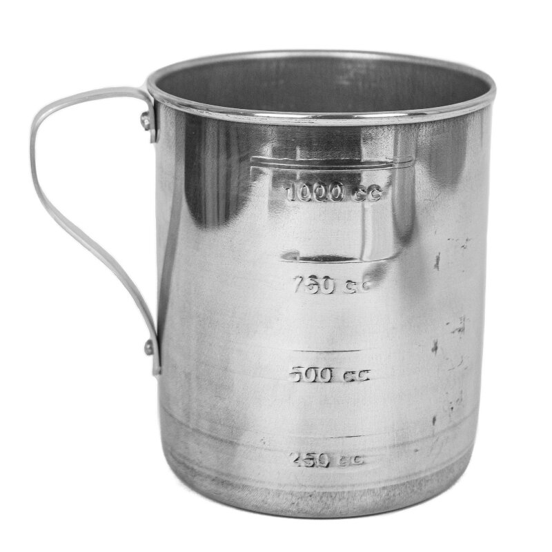 Jarro medidor aluminio 1lt