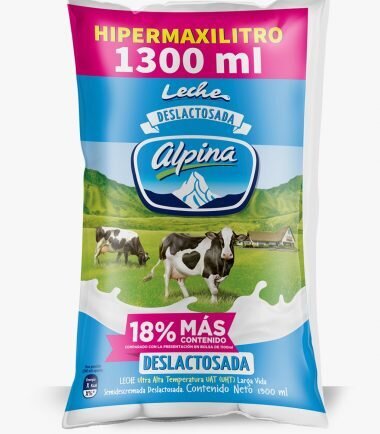 Leche alpina entera 1.3ml x6und