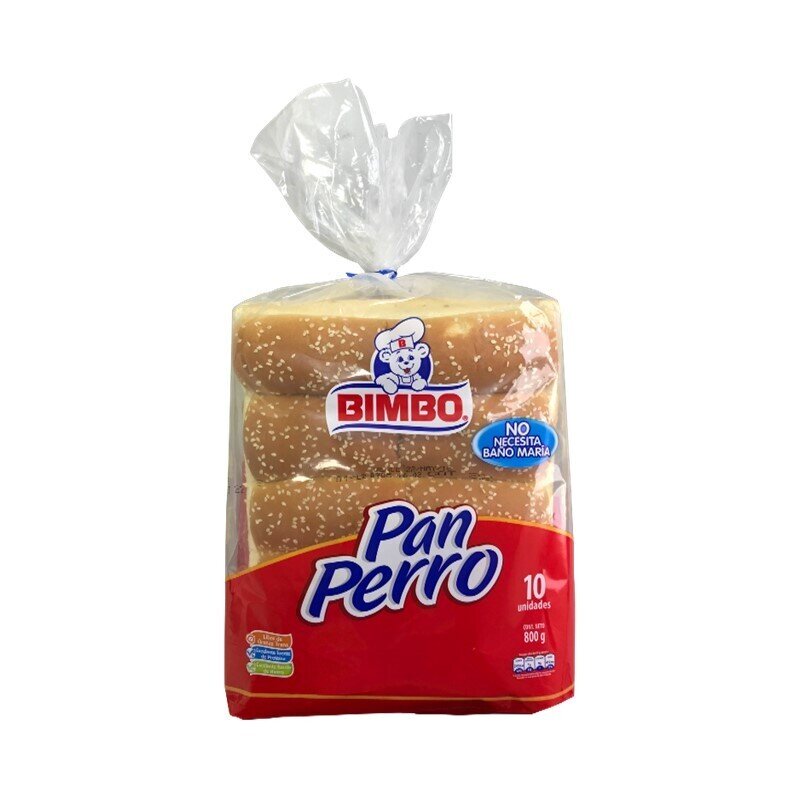Pan perro cluster 800g bimbo