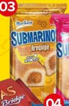 Ponque submarino bimbo x66g