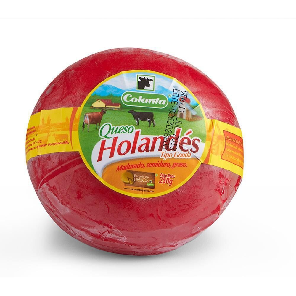 Queso holandes colanta x250gr