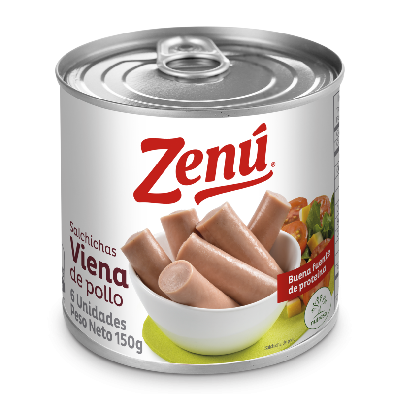 Salchicha zenu bbq lata x150gr