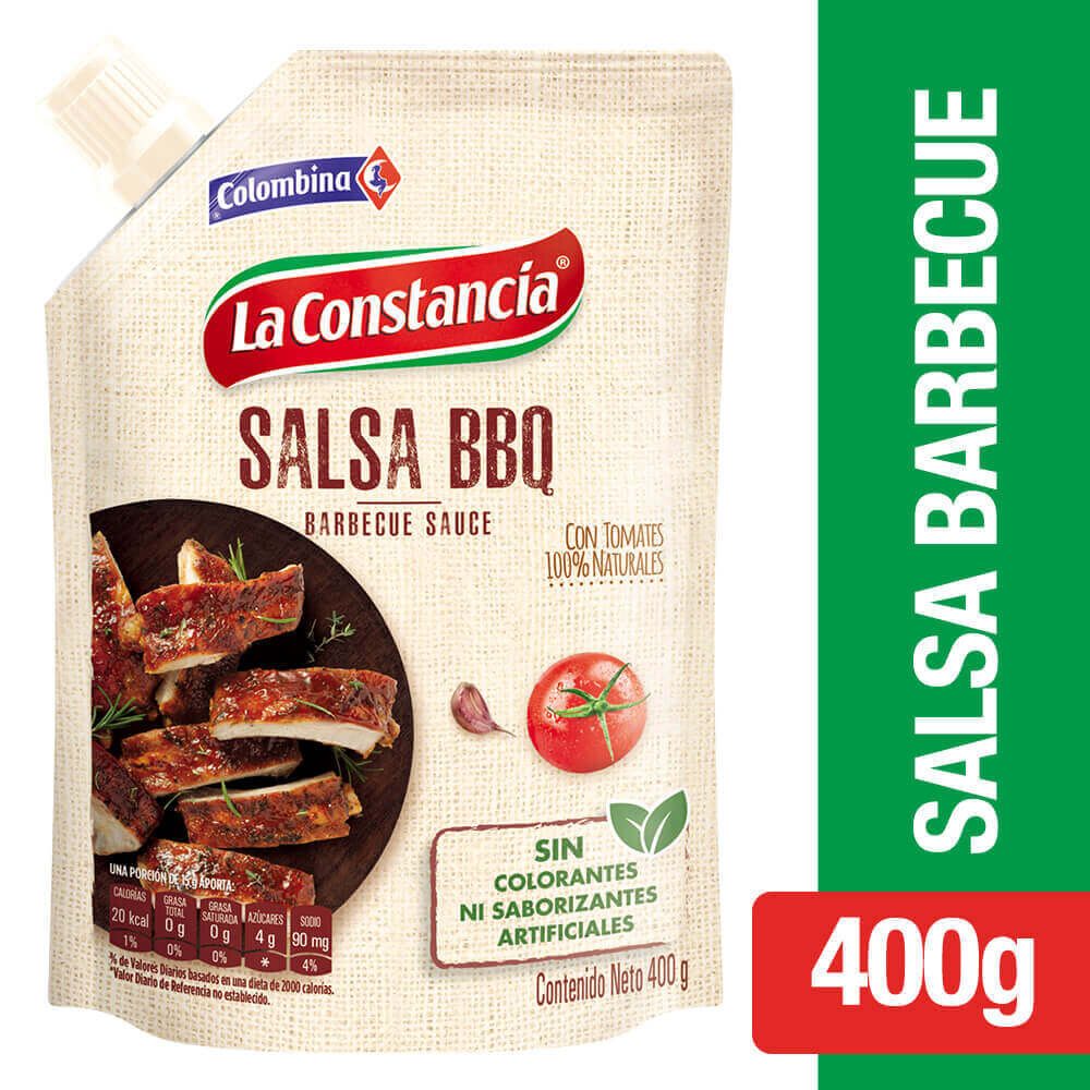 Salsa barbecue la constancia x400gr