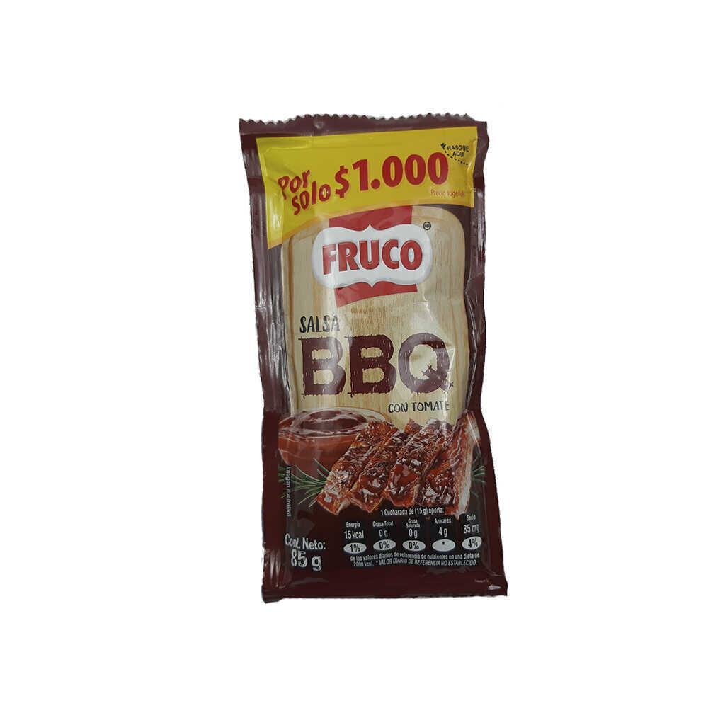 Salsa bbq artesanal fruco *85gr