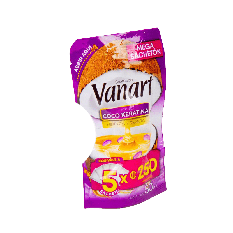 Shampoo vanart sachet x50ml