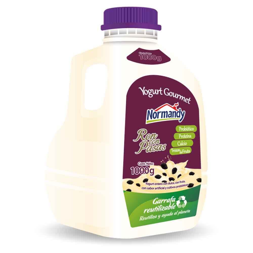 Yogurt gourmet ron pasas normandy *