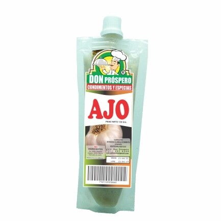 Ajo en pasta don magolo x250 grs