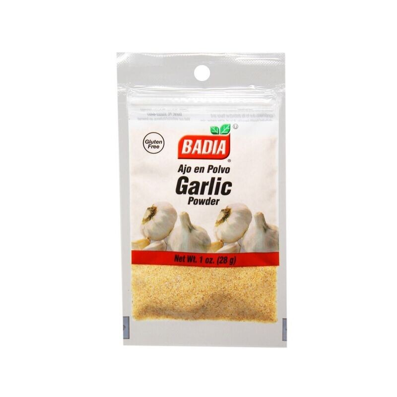 Ajo en polvo badia x28gr