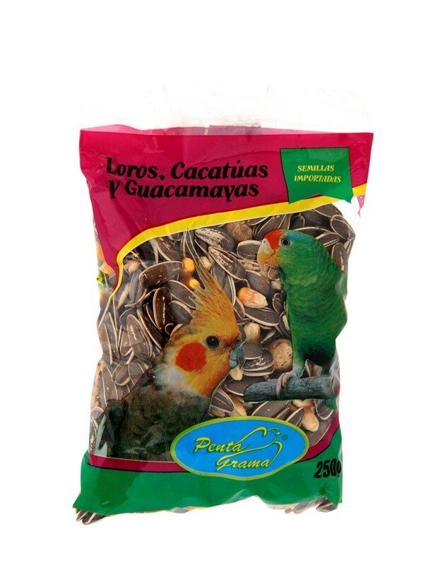 Alimento loros cacatuas x 250g