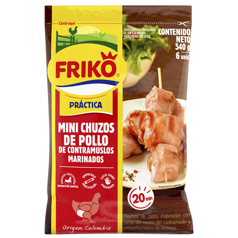 Alitas marinadas bbq friko x900gr