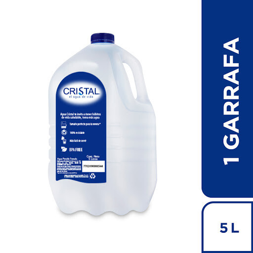 Agua cristal x6lt
