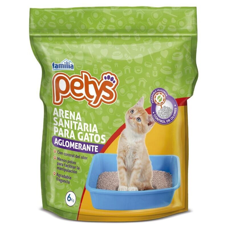 Arena petys gatos aglomer x6kl