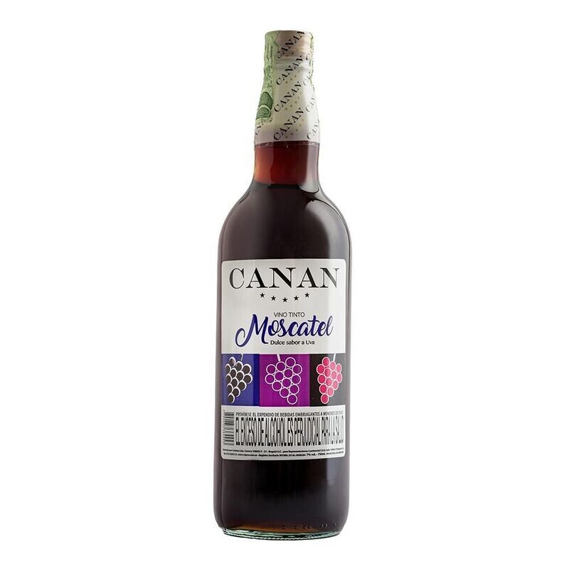 Vino canan moscatel*750ml