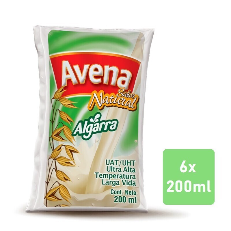 Avena algarra bolsa x200ml x8und