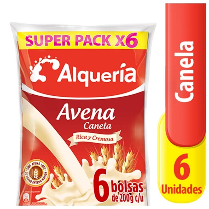 Avena alqueria misterio x6und x200g