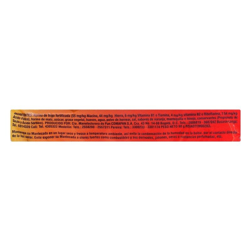 Mantecada comapan x90g