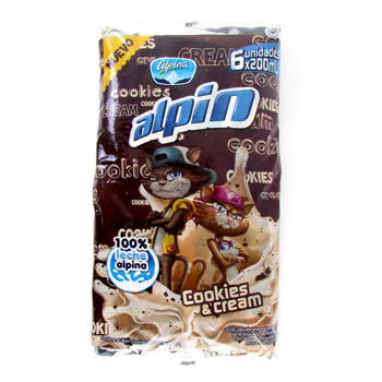 Alpin bolsa x6un x180ml