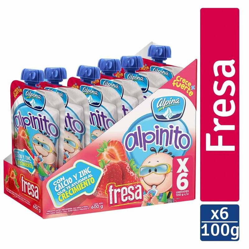 Alpinito pouch x100g x6und