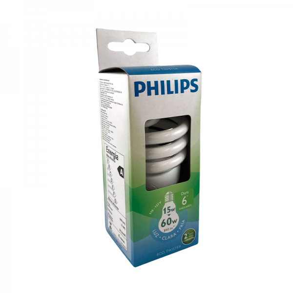 Bom philips eco twister 15w *2und