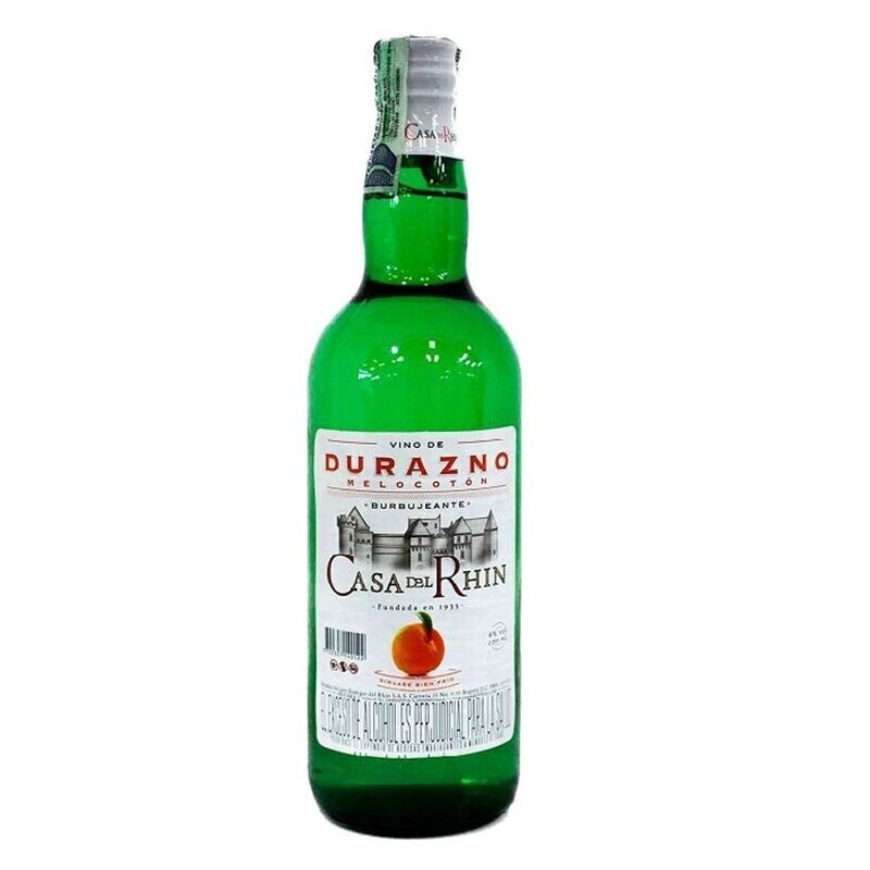 Vino durazno casa rhin x750ml