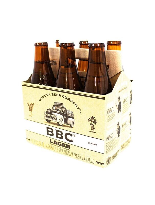 Cerveza bear beer botella x330ml x6