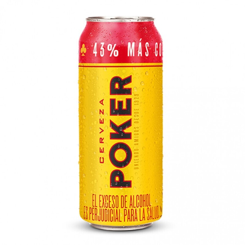 Cerveza poker lta x473ml x10+jarro