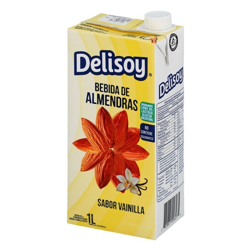 Bebida almendras delisoy vainilla x
