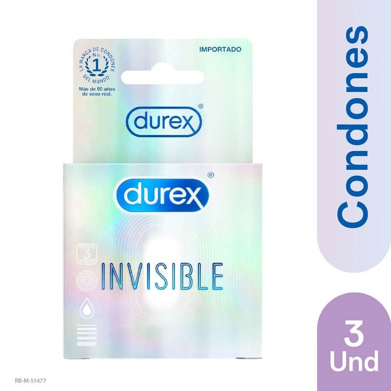 Condones durex senti/ult.thin x3u