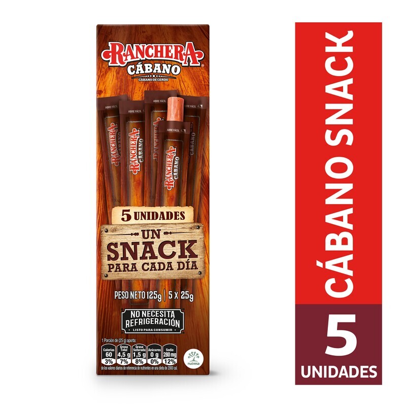 Cabano ranchero x25gr x5und