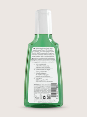 Coffein-Shampoo mit Ginseng