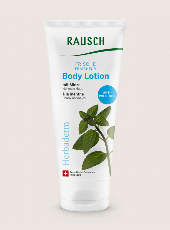 Frische Body Lotion mit Minze