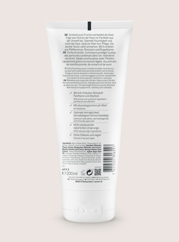 Frische Body Lotion mit Minze