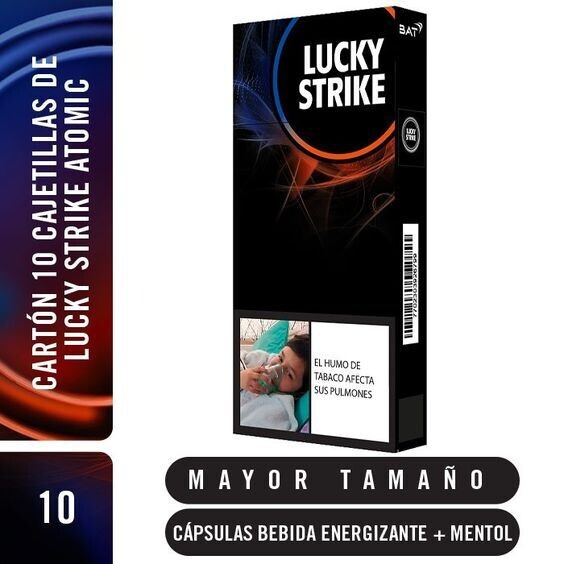 CARTON LUCKY ATOMICO X 10