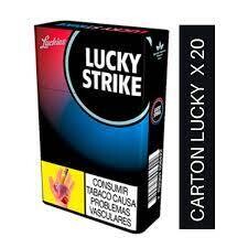 CARTON LUCKY BLANCO X 20