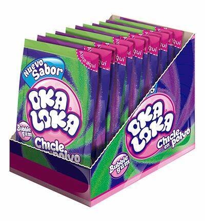 OKALOCA CHICLE POLVO X12