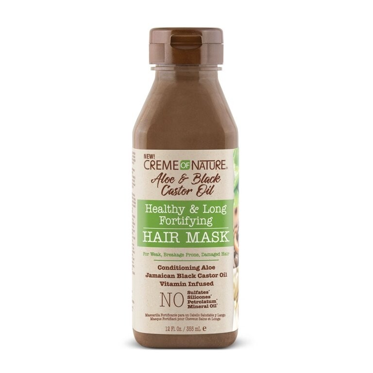 Creme of nature aloe vera and black castor oil hair mask 