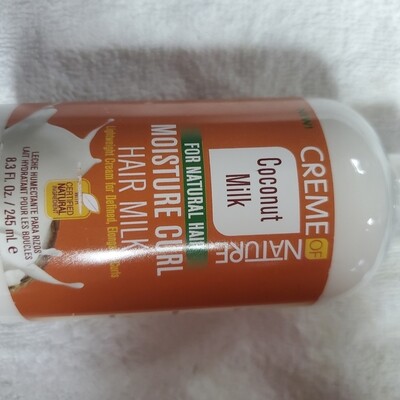 Creme of nature coconut milk moisture curl 