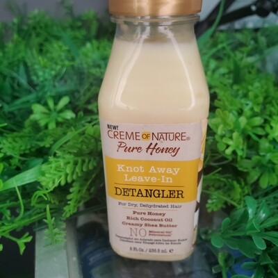 Creme of nature pure honey knot away leave in detangler