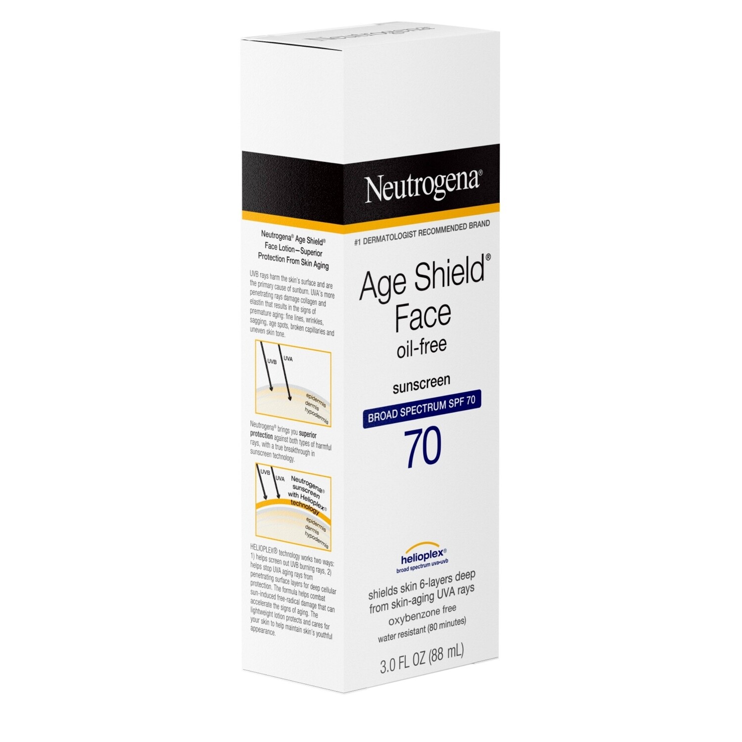 Neutrogena age shield sunblock SPF 70